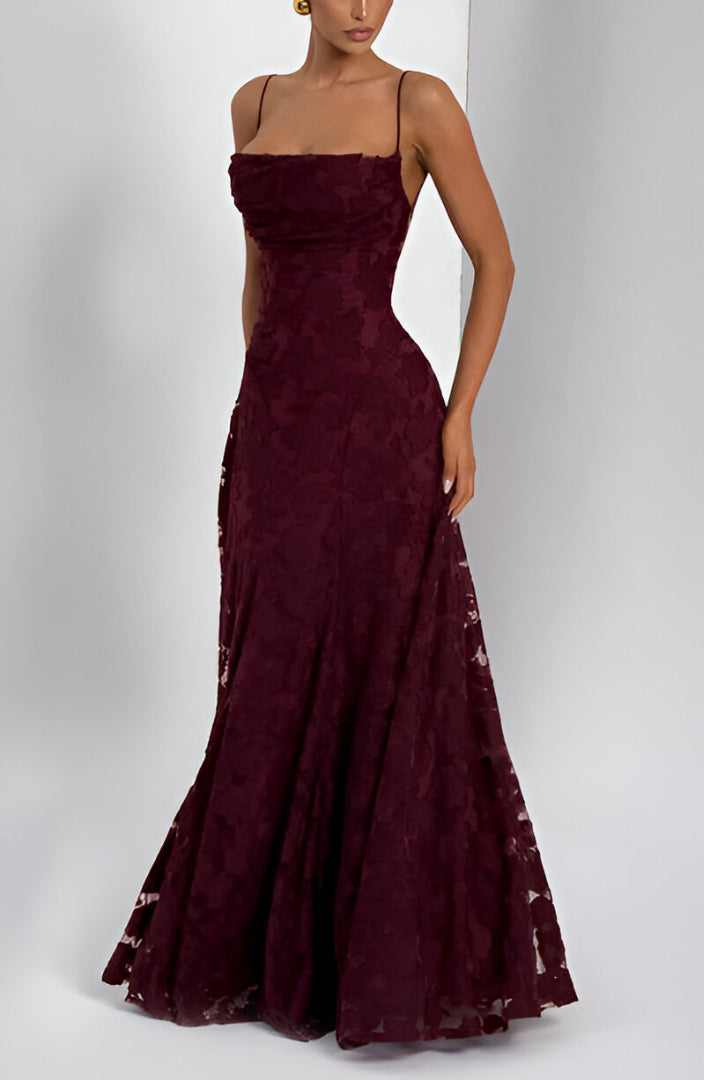 Francisa | Vestido Maxi con Corsé de Encaje