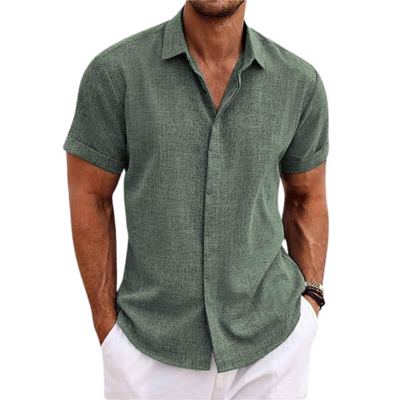Lenoir – Camisa clásica de lino
