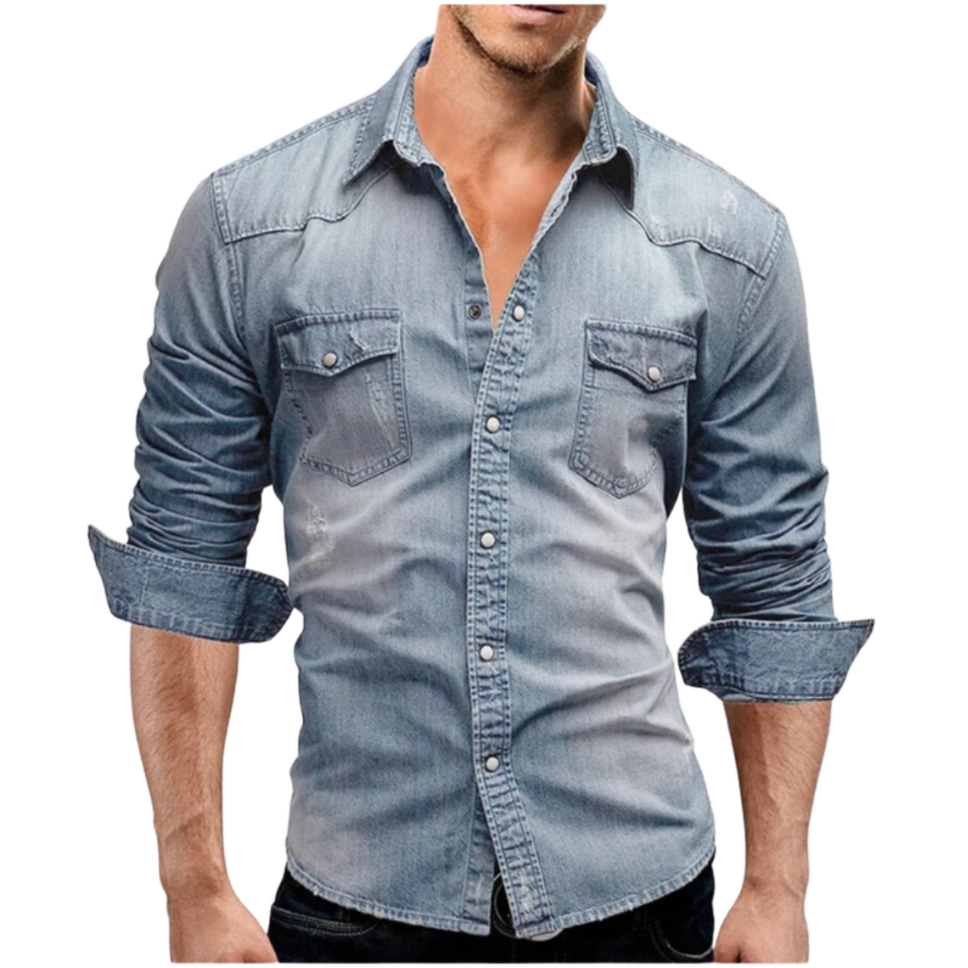 Lenoir – Camisa vaquera de estilo moderno