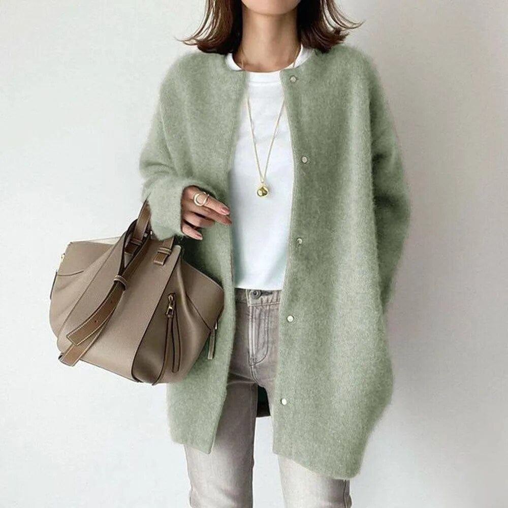 Vanna™ | Chaqueta de punto lujosa con botones