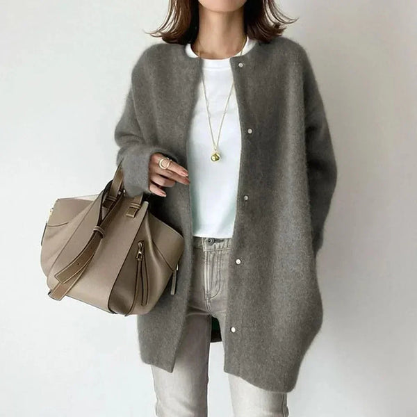 Vanna™ | Chaqueta de punto lujosa con botones