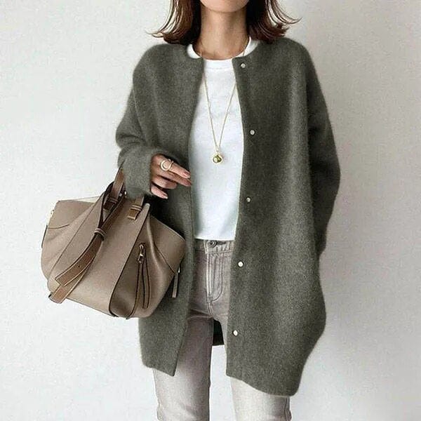 Vanna™ | Chaqueta de punto lujosa con botones