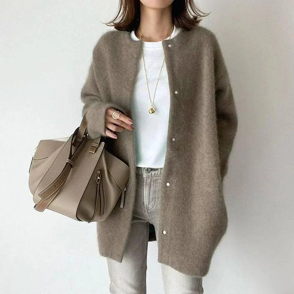 Vanna™ | Chaqueta de punto lujosa con botones