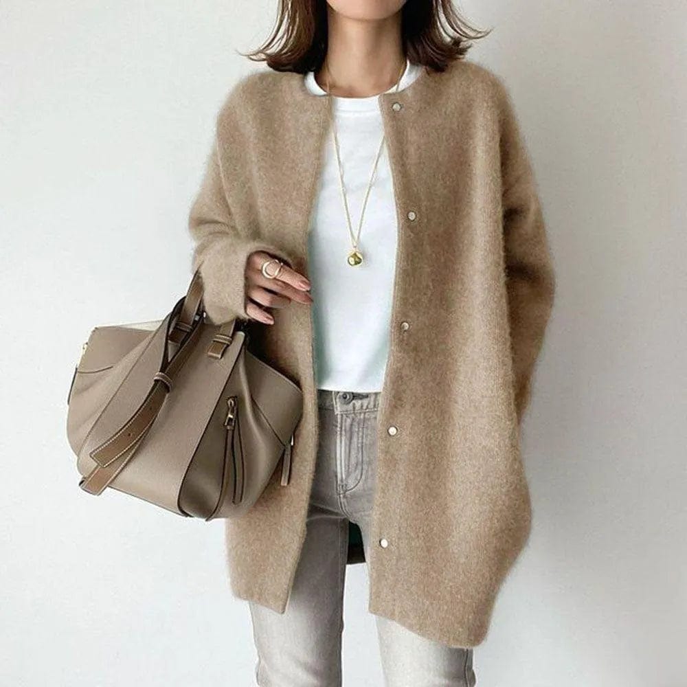 Vanna™ | Chaqueta de punto lujosa con botones