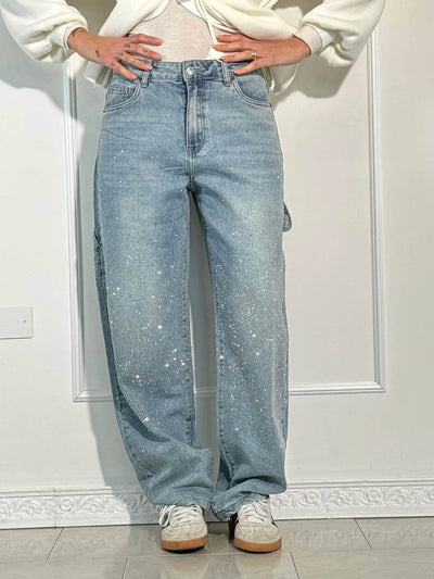 Luna | Jeans de Pierna Ancha con Estilo