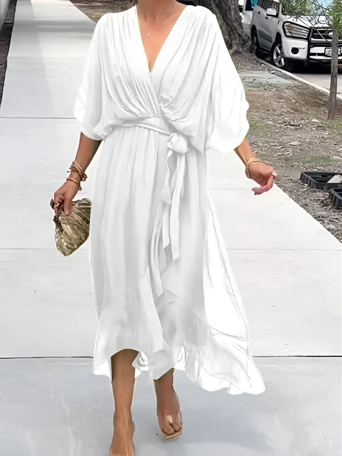 Monica™ | Vestido con escote en V