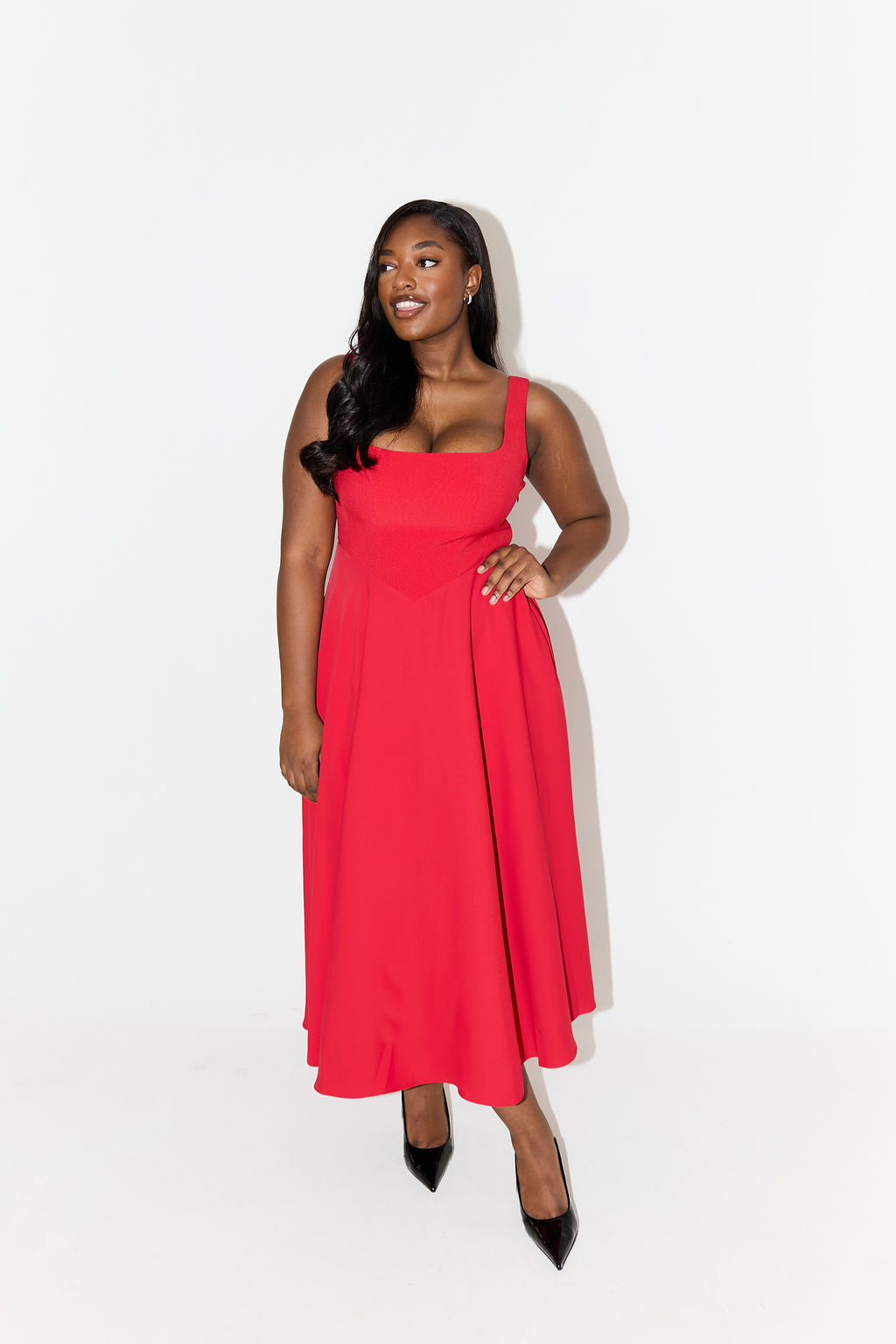 Amalia | Vestido Midi Atemporal y Fluido