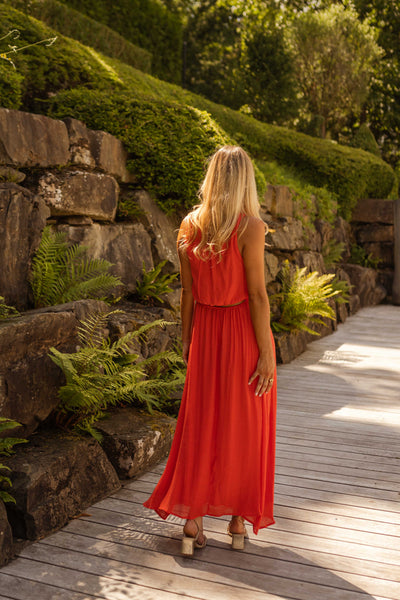 LISE | El vestido de verano en un naranja intenso