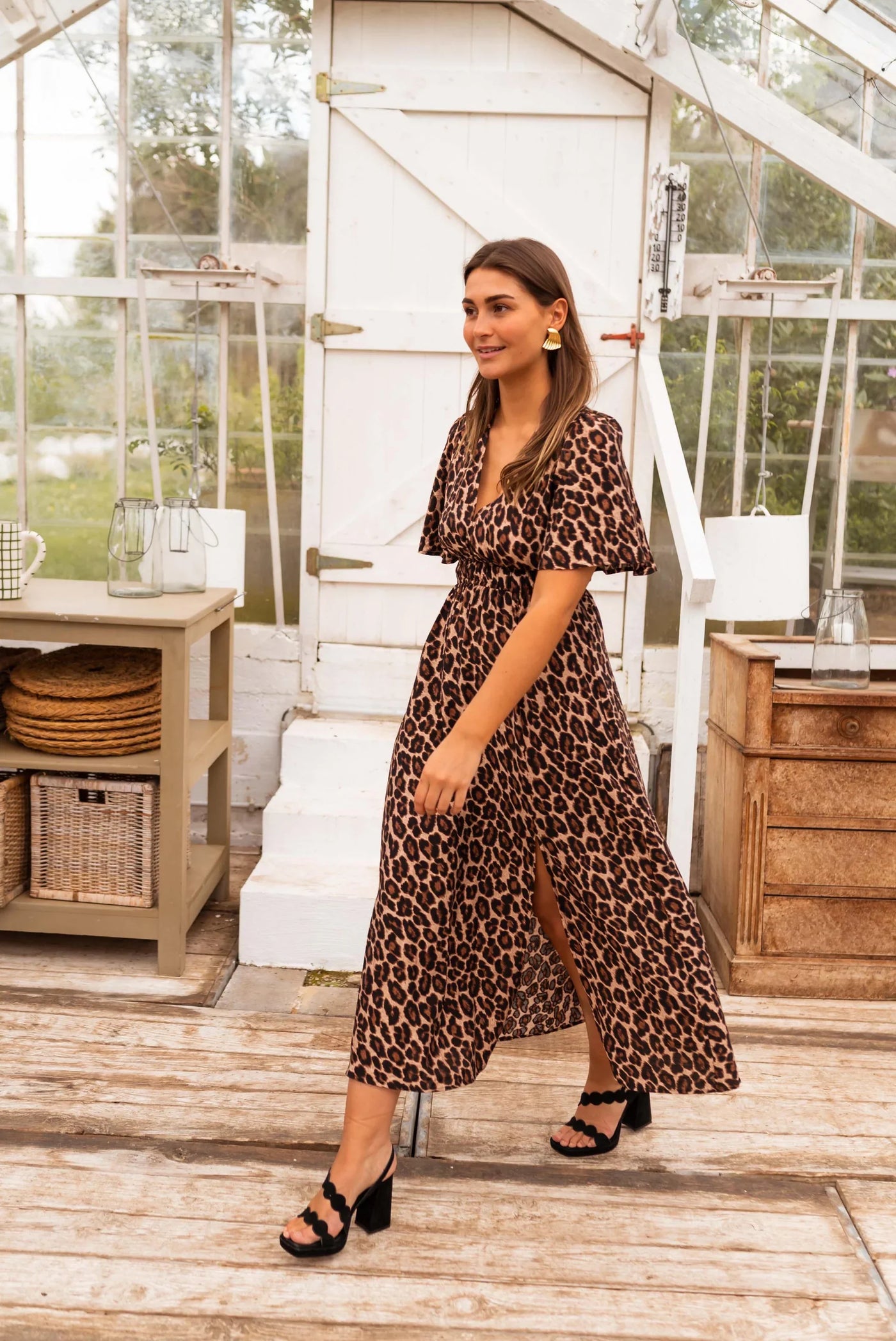 STELLA | El Vestido Largo de Leopardo