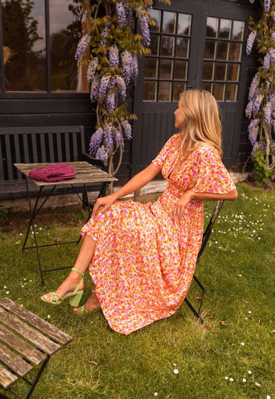 Marlène | Vestido Floral con Vibras Románticas de Verano