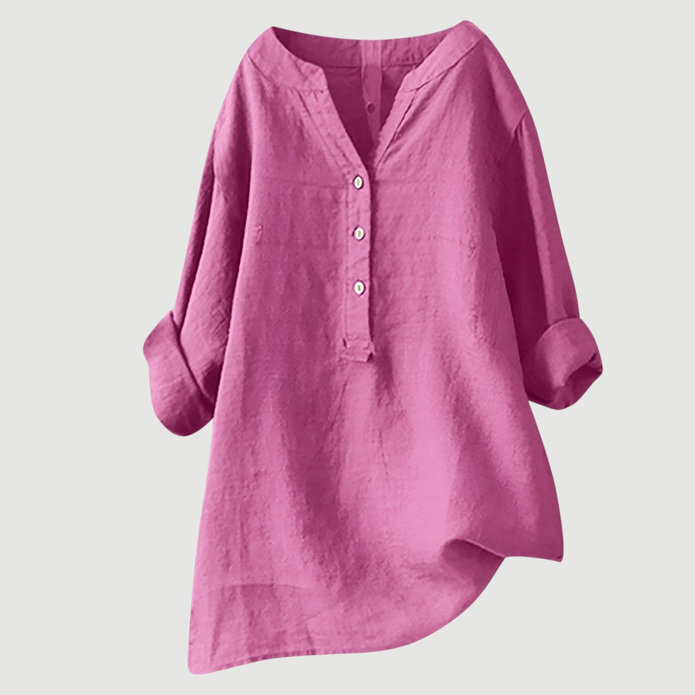 Freja – Camisa de lino ligera y cómoda con botones