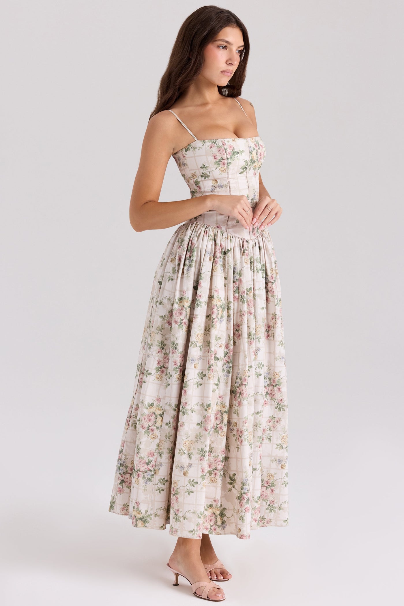 Ysabella | Vestido vintage de tirantes con lazo