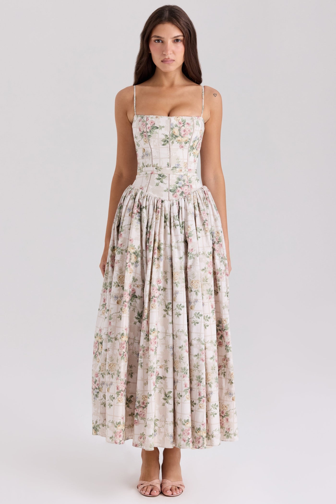 Ysabella | Vestido vintage de tirantes con lazo
