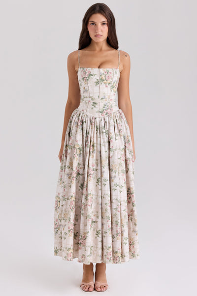 Ysabella | Vestido vintage de tirantes con lazo