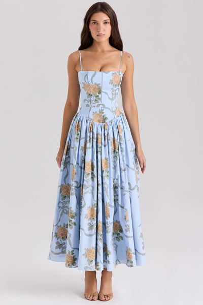 Ysabella | Vestido vintage de tirantes con lazo