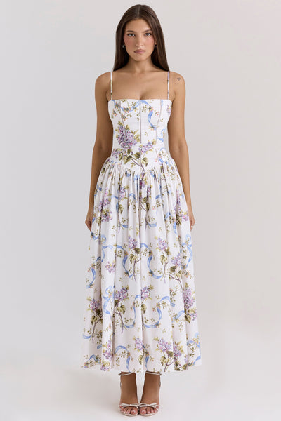Ysabella | Vestido vintage de tirantes con lazo