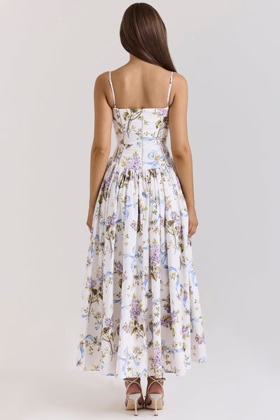 Ysabella | Vestido vintage de tirantes con lazo