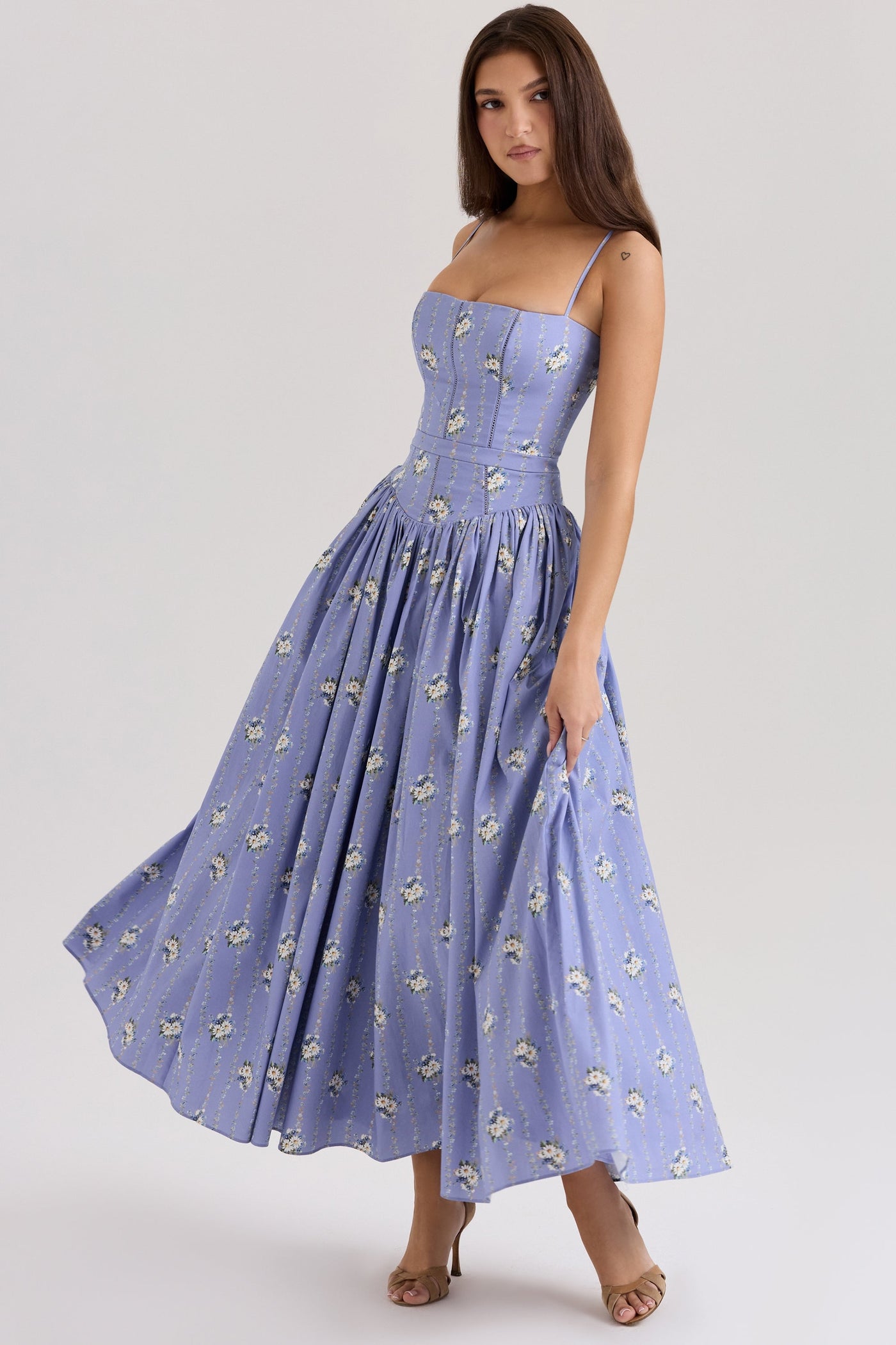 Ysabella | Vestido vintage de tirantes con lazo